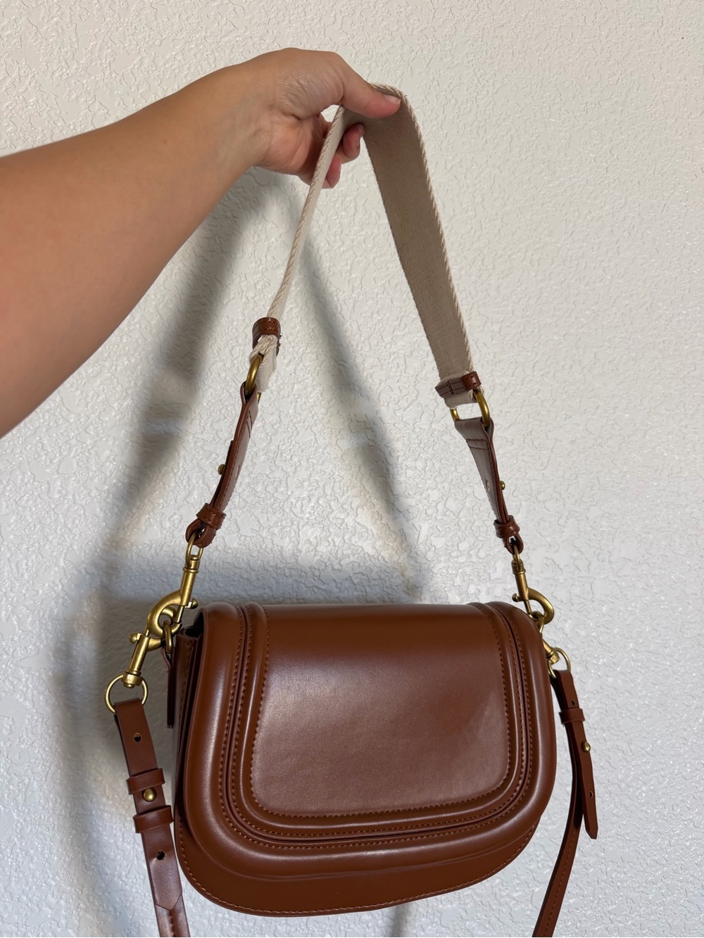 ZARA Brown Crossbody Bag